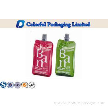 150ml CMYK / Pantone Color stand up packaging pouches , liq